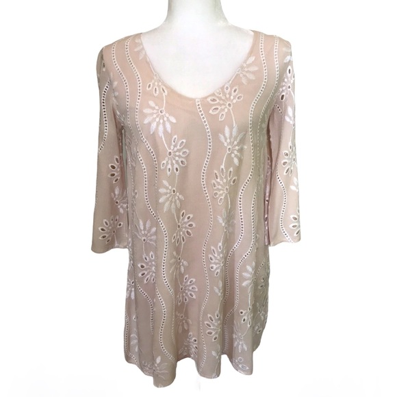 Lulus Floral Embroidered Women’s Blouson-Top - S - Picture 16 of 16